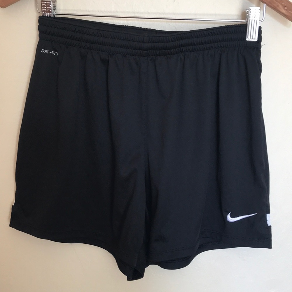 Nike Dri-Fit women’s black soccer shorts. Medium.